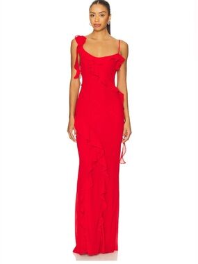 MAJORELLE Teagan Gown in Red